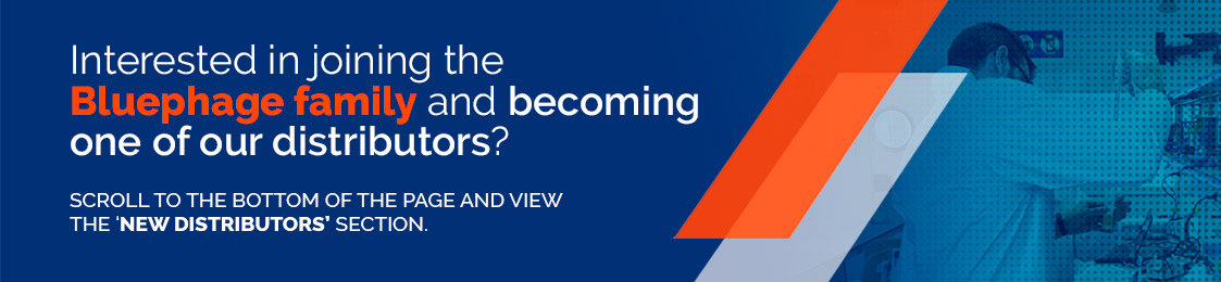 Bluephage distributor