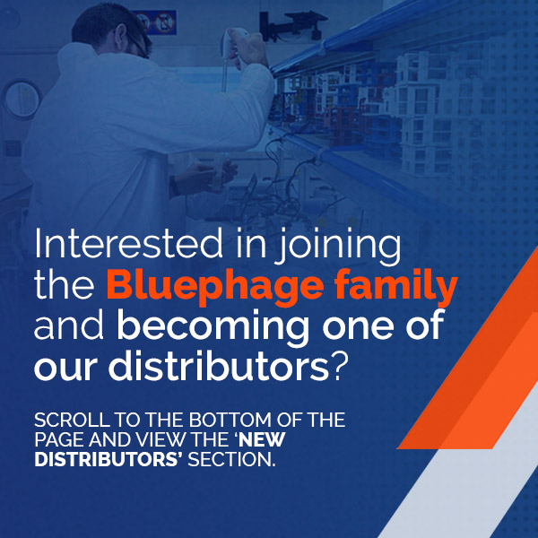 Bluephage distributor