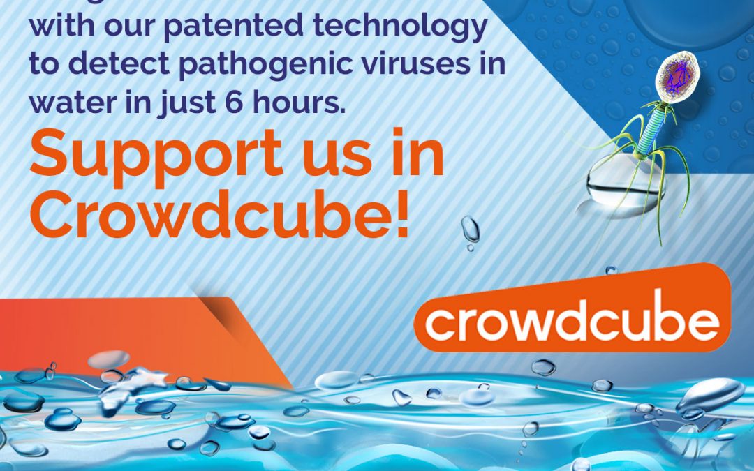 Bluephage launches a crowdfunding campaign and raises 98% of its initial goal in the first week