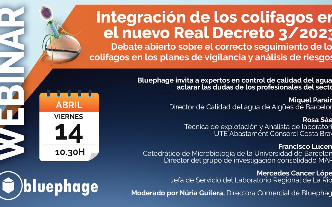 Webinar: Integración de los colífagos somáticos en el nuevo Real Decreto 3/2023